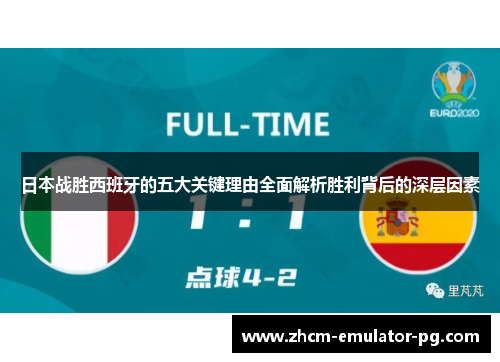 日本战胜西班牙的五大关键理由全面解析胜利背后的深层因素