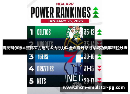 提高凯尔特人整体实力与战术执行力以全面提升总冠军成功概率路径分析